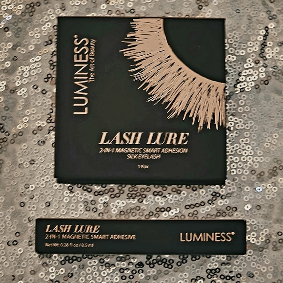 New! Luminess Lash Lure 2-in-1 Magnetic Smart Adhesive Silk Eyelash Kit! -Black - Picture 6 of 15